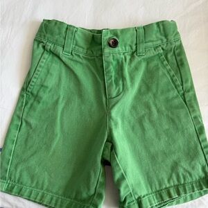 Janie and Jack Vibrant Green Kids Shorts